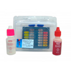 Estuche Test Kit cloro y PH Plus líquido